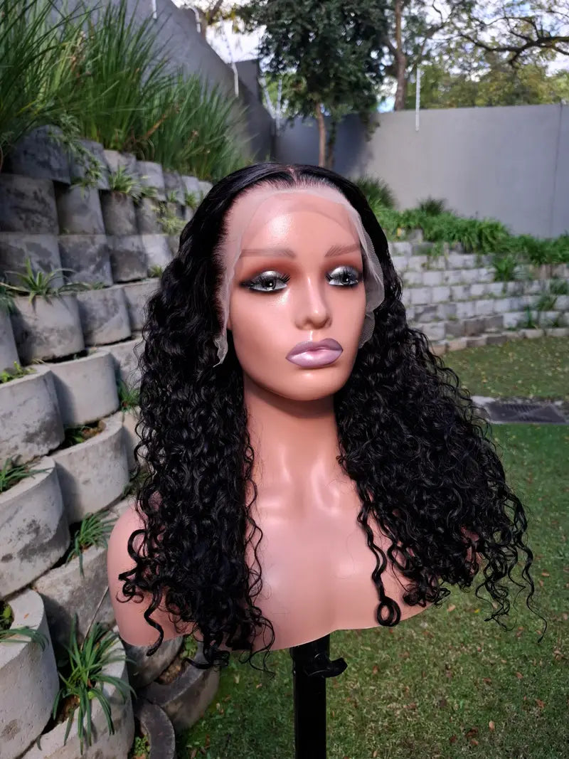 Italian Curl 13X4 Frontal Wig