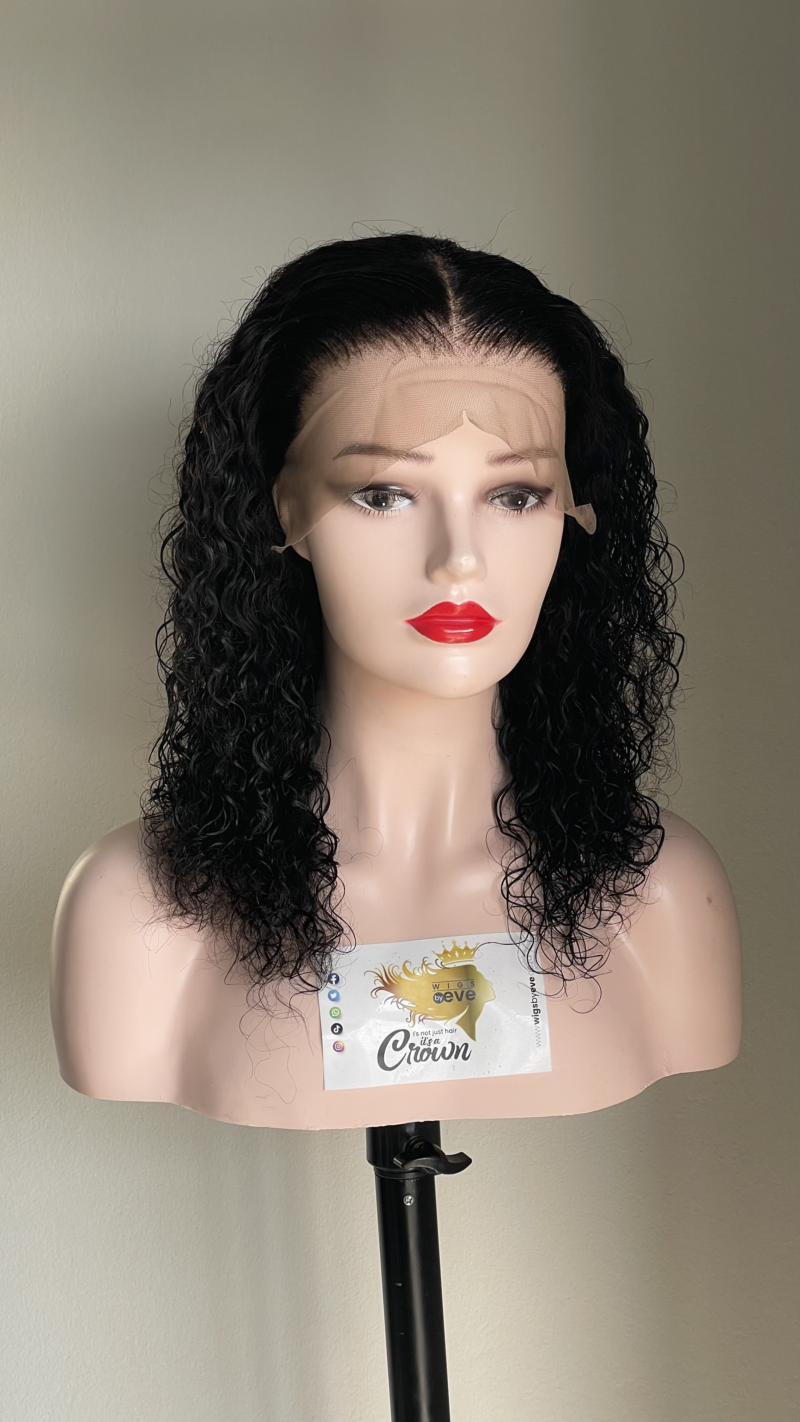 Deep-wave 13x4 Frontal Glue-less Wig